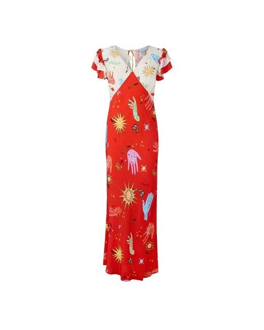 Never Fully Dressed Red Long Maxi Dress