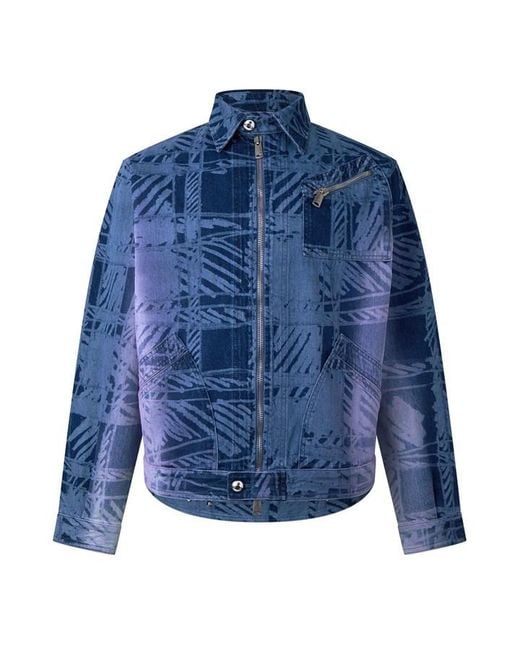 Vivienne Westwood Blue Viv Piranha Jkt Sn63 for men