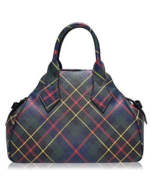 Vivienne Westwood Derby Medium Tartan Bag in Blue Save 16 Lyst