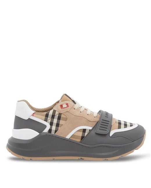 Burberry Gray Ramsay Runners for men