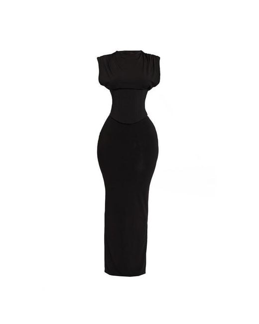 Mars the Label Black Sandra Maxi Long Dress