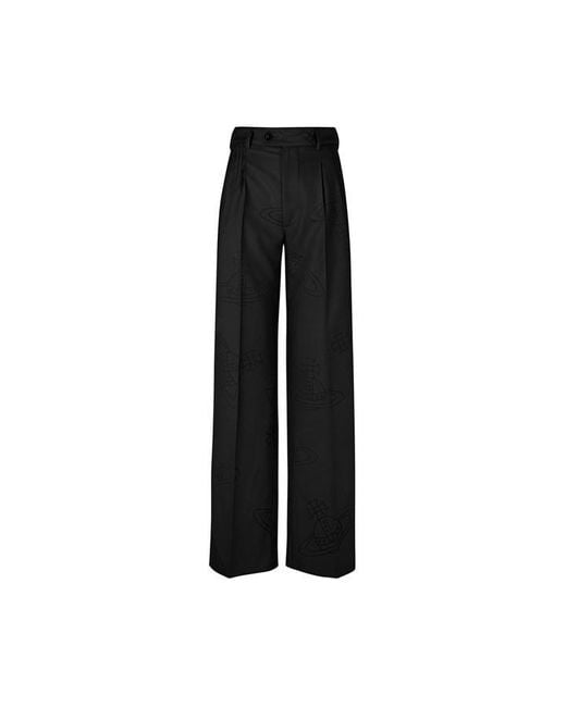 Vivienne Westwood Black Raf Bum Trousers