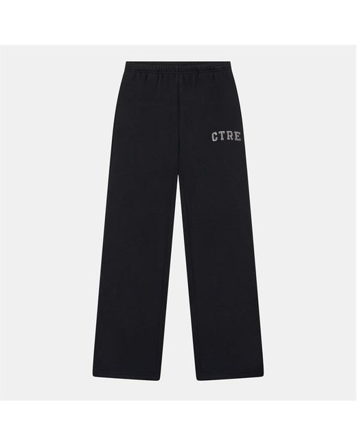 The Couture Club Black Ctre Straight Leg Knitted Joggers