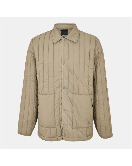 Rains Natural Banja Liner Overshirt for men