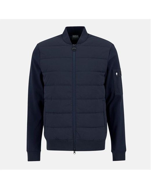 Barbour Blue Holmes Bomber Jacket for men