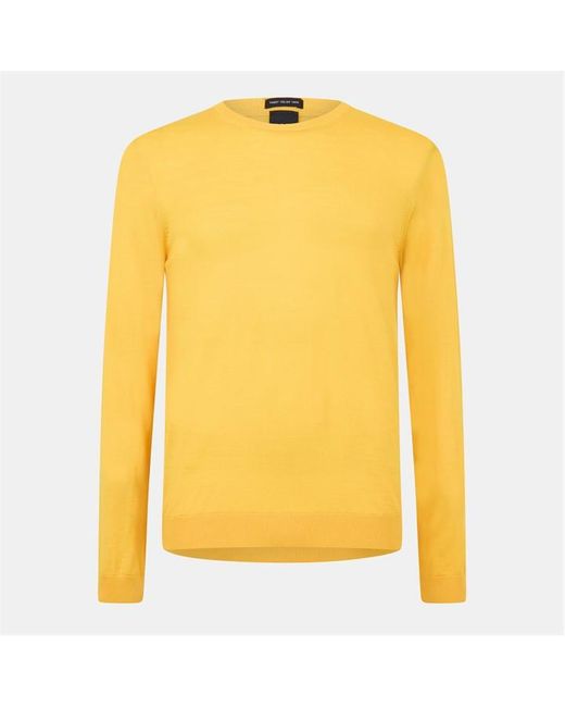 Boss Yellow Leno P Crew Sweatshirt for men