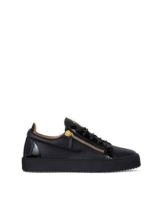 Giuseppe Zanotti Gray May Patent Trainers for men
