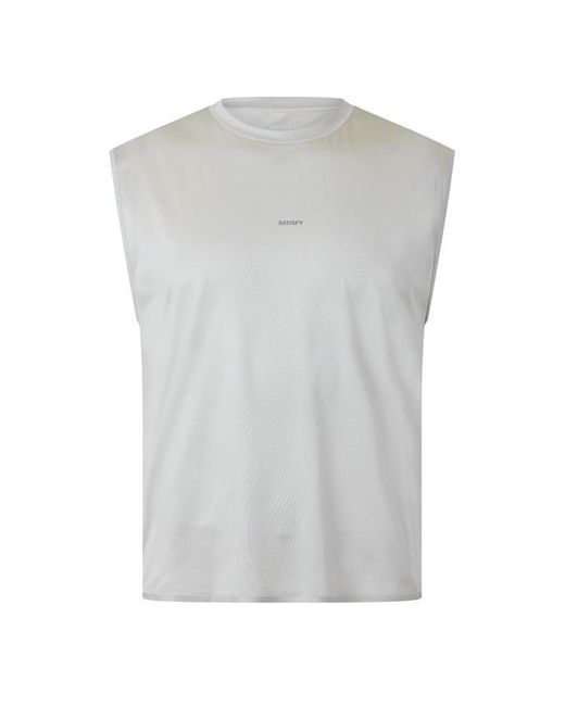 Satisfy Gray Heatcrush Running Vest for men