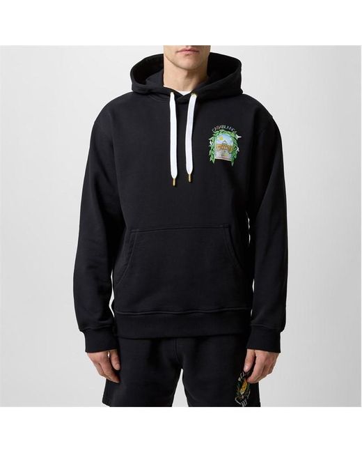 Casablanca Blue Larche Hoodie for men