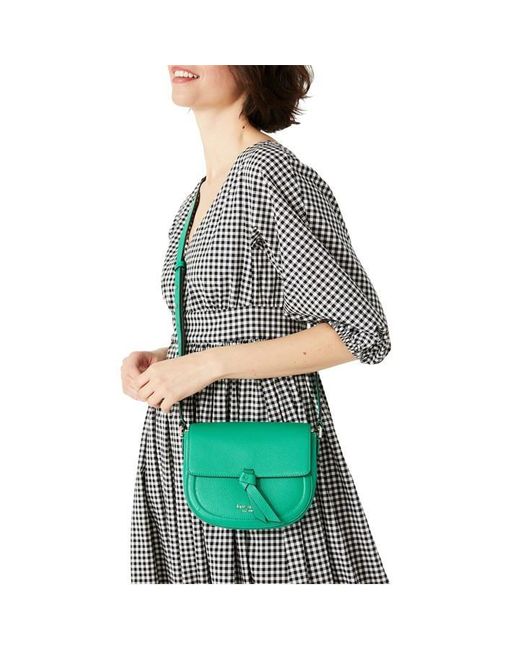 Kate Spade Knott Crossbody Saddle Bag in Green Lyst UK