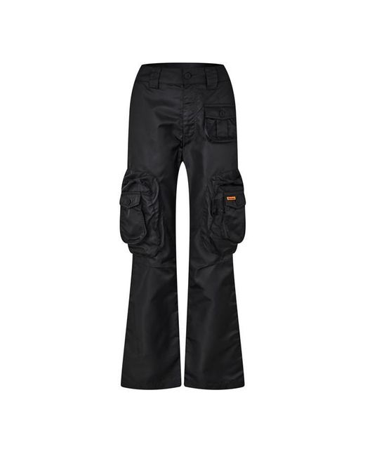 Heron Preston Black X Ray Nylon Cargo Trousers