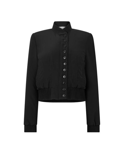 McQueen Black Alex Dart Bomber Jkt Ld63