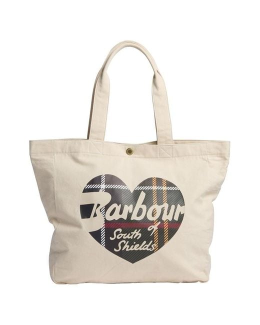 Barbour Metallic B.Li Heart Tote Ld64
