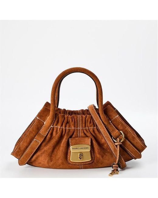 Marc Jacobs Brown Small Cinch Top Handle Bag