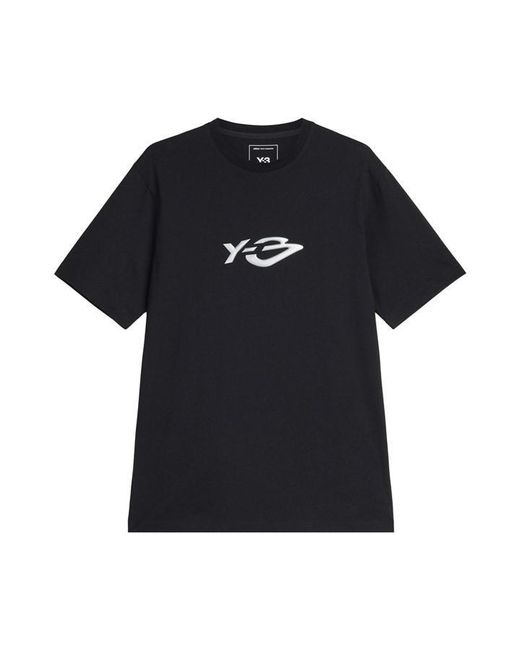 Y-3 Black Liquid Logo T Sn64 for men