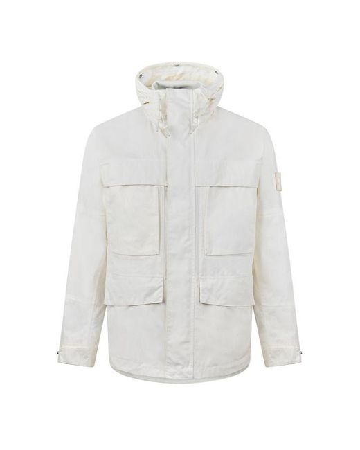 Stone Island White Ghost Vent Hd Jacket for men