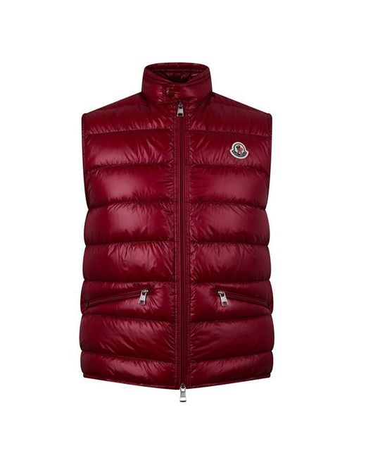 Moncler Red Gui Gilet for men