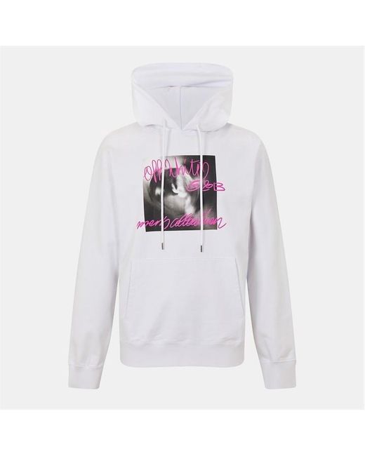 Off-White c/o Virgil Abloh White Tornado Slim Fit Hoodie for men