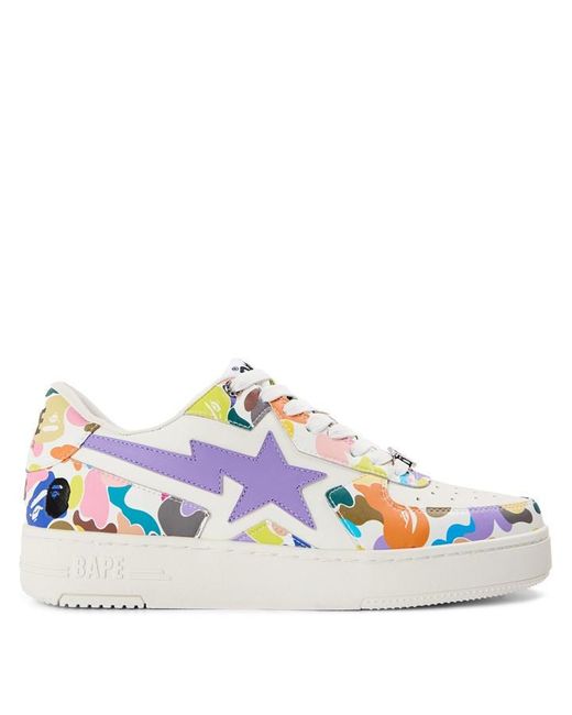 A Bathing Ape White Low-Top Trainers for men