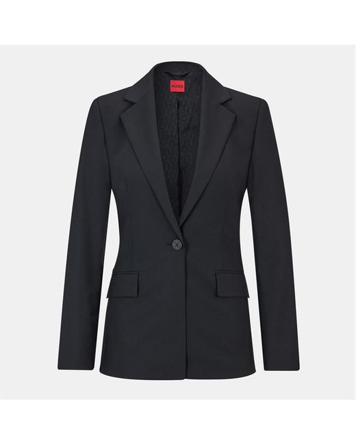HUGO Blue Atana Single Button Suit Jacket