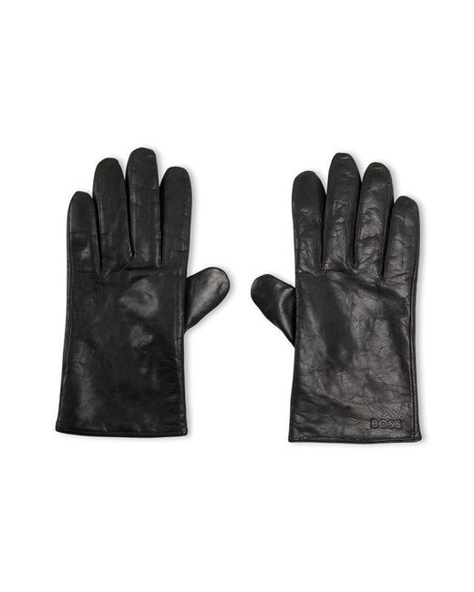 Boss Black Gioli Fleece Gloves for men