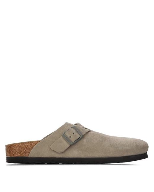 Birkenstock Gray Bstk Boston Clogs Na Sn64 for men