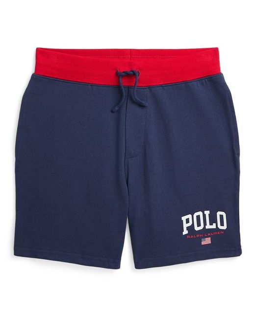 Polo Ralph Lauren Blue Polo Logo Shorts for men