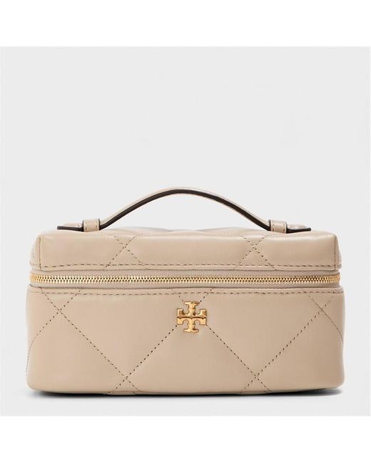 Tory Burch Natural Kira Ew Vanity Crossbody Bag