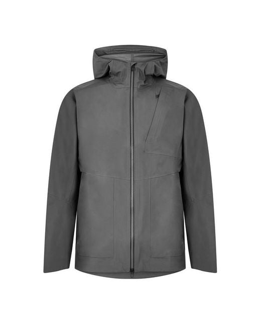 lululemon athletica Gray Waterproof Full-Zip Rain Jacket for men