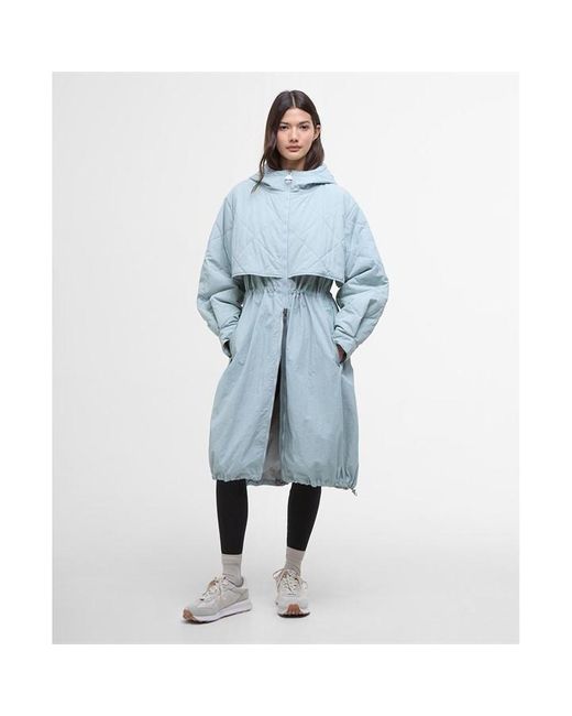 Barbour Blue Estella Parka Jacket