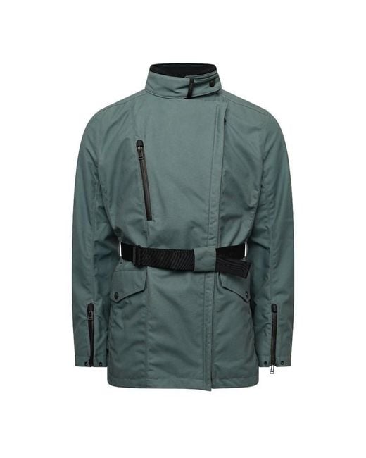 Belstaff Green Easterly Motorcycle Bomber Jacket