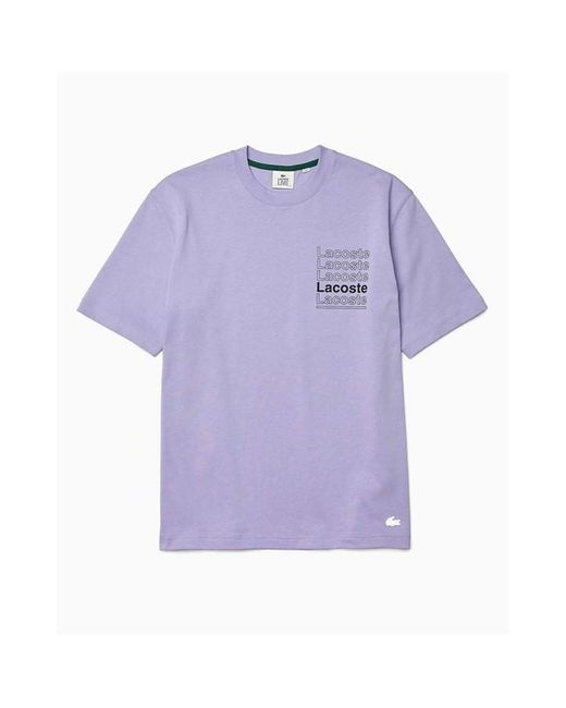 Lacoste Purple Live T-Shirt for men