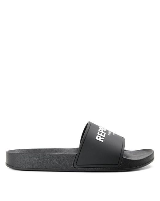 Represent Black Pool Sliders for men