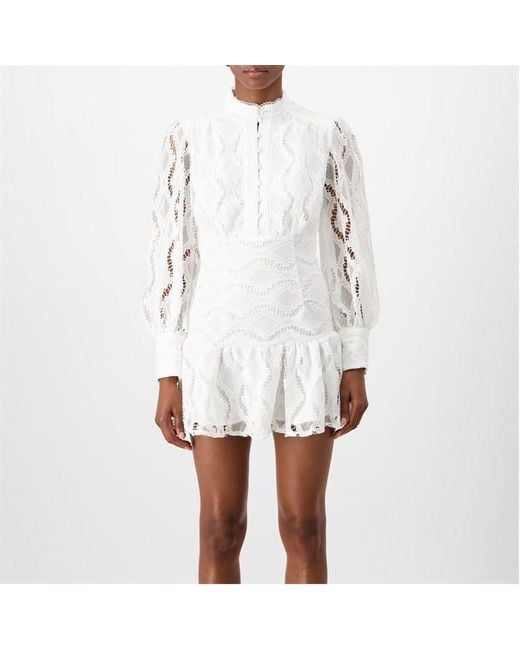 Bardot White Bd Remy Lce Drs Ld43
