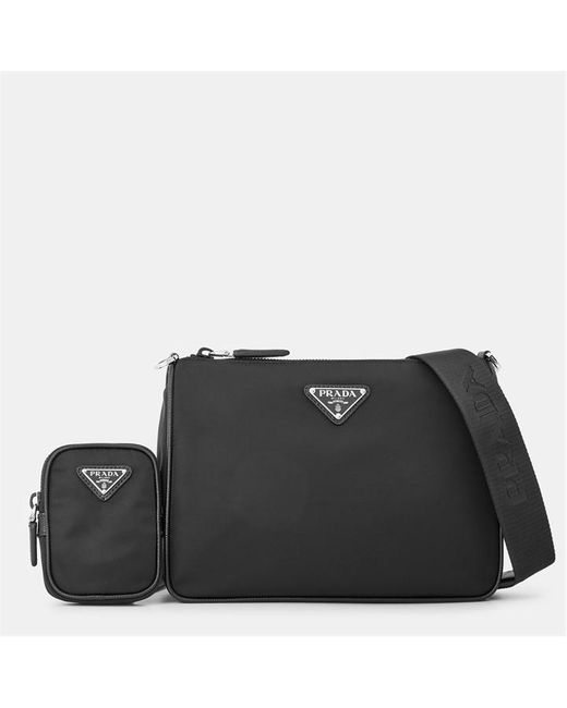 Prada Black Cross Body Bag for men