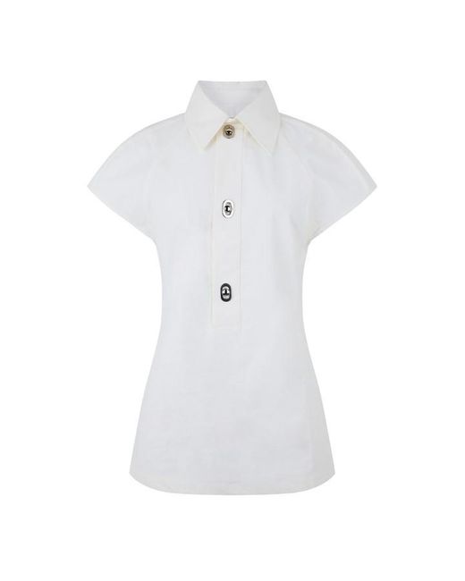 Bottega Veneta White Oversized T-Shirt, Design