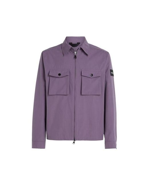 Calvin Klein Purple Overshirt for men