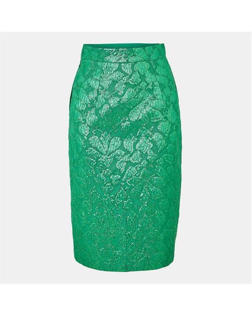 Gucci Green Midi Skirt