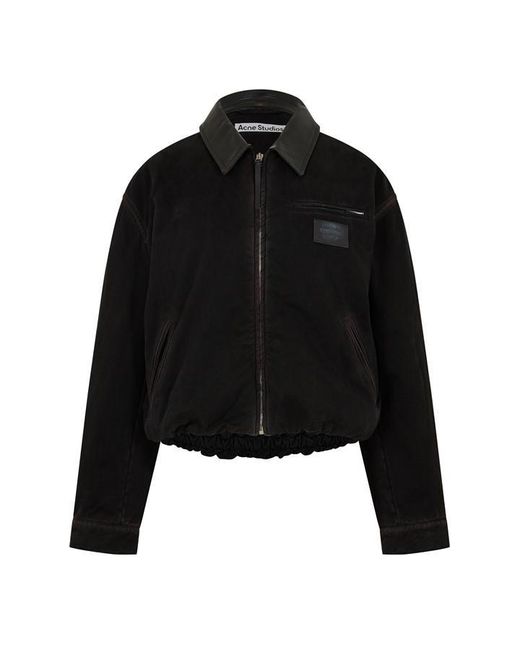 Acne Black Okra Barn Jacket