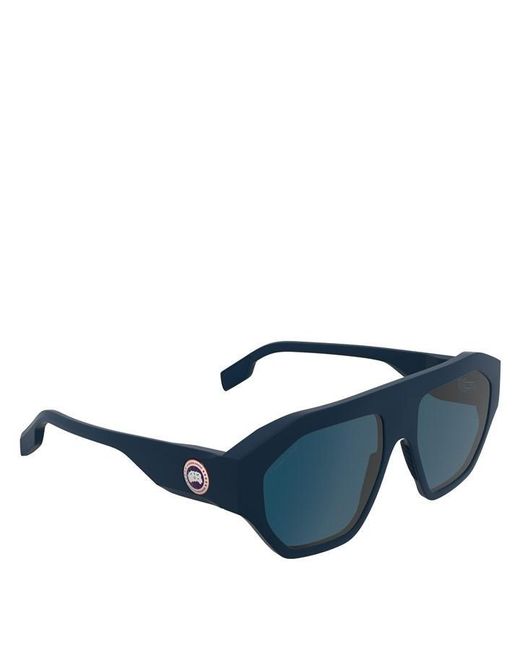 Canada Goose Blue Tekapo Aviator Sunglasses for men
