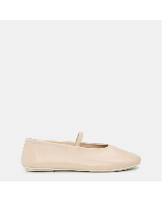Calvin Klein Natural Ballet Pumps