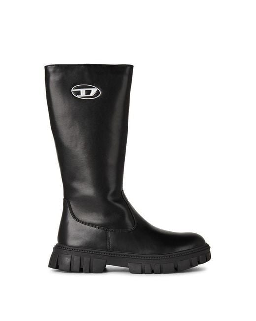 DIESEL Black D Hammer Boot