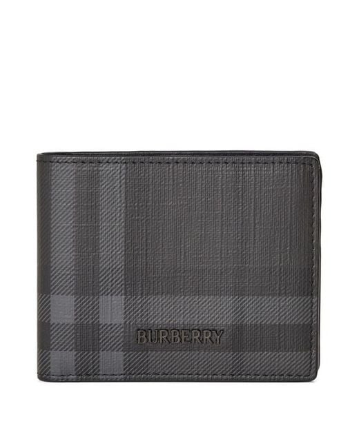 Burberry Gray Billfold Wallet for men