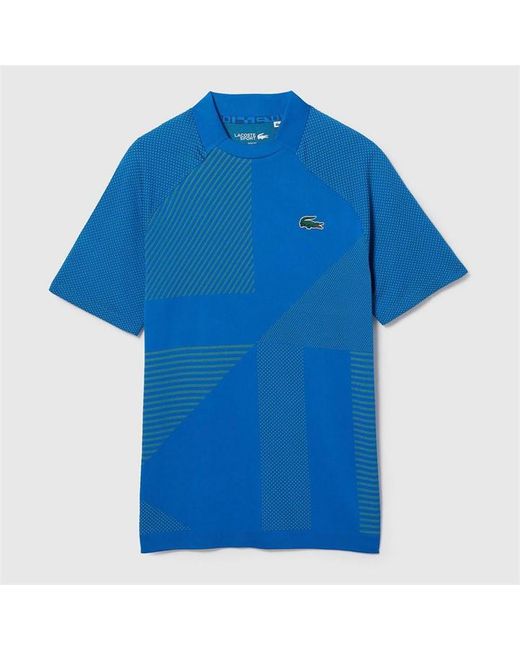Lacoste Blue Seamless Tennis Polo Shirt for men