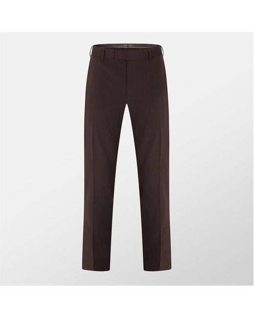 Ted Baker Brown Ted Burgundy Pwl Trs for men