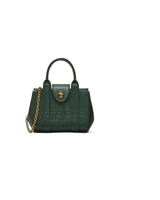 Marc Jacobs Green The Turnlock Crossbody Tote Bag