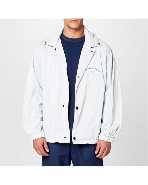 Stone Island Marina White Marina Ripstop Prismatico Jacket for men