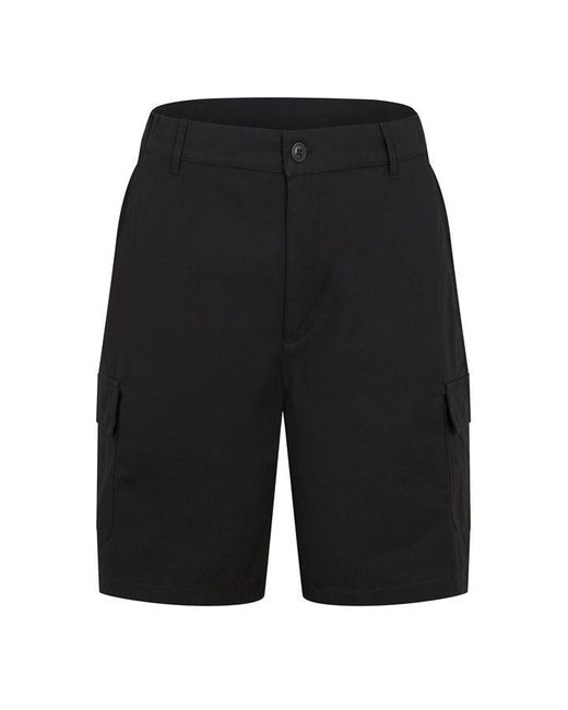 Barbour Black Ripstop Cargo Shorts for men