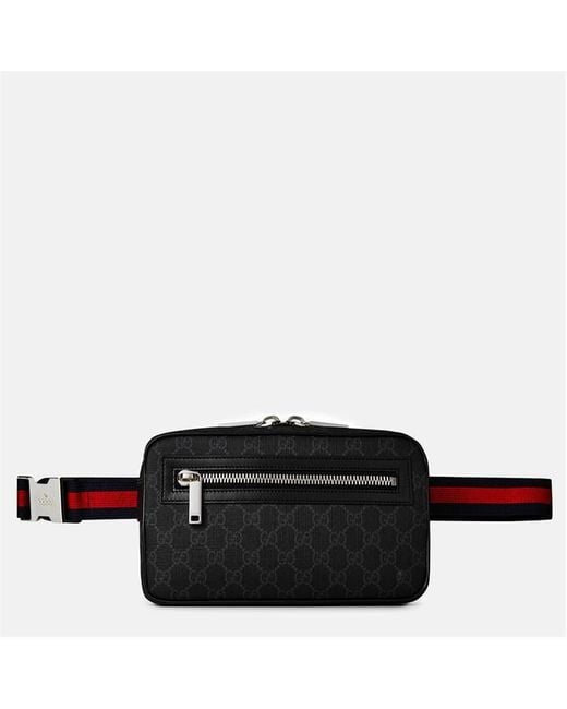 Gucci Black gg Supreme Belt Bag for men