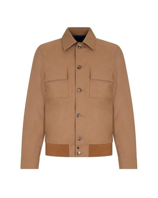 Jacob Cohen Brown Harrington Jacket for men